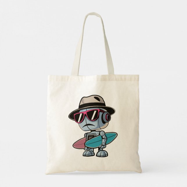 Tote Bag Robot de surf (Dos)