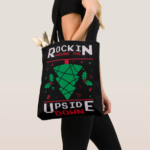 Tote Bag Rocher Autour De L'Inverse Vers Le Bas