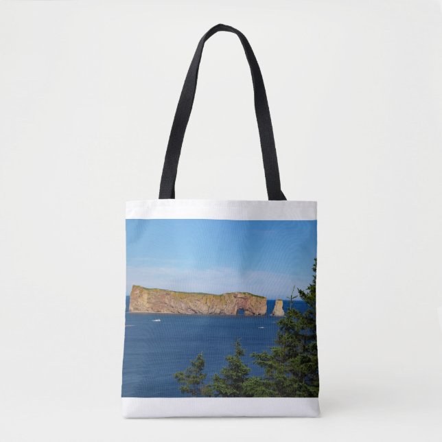 Tote Bag Rocher Percé dans le golfe du Saint-Laurent (Devant)