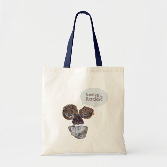 Tote Bag Roches de géologie ! (Devant)