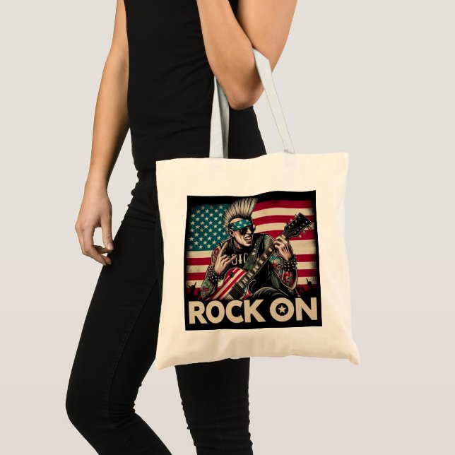 TOTE BAG ROCK AND ROLL TOTE BAGS (Devant (produit))