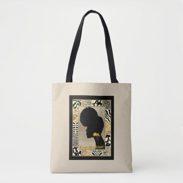 Tote Bag Rock Black Girls (Devant)