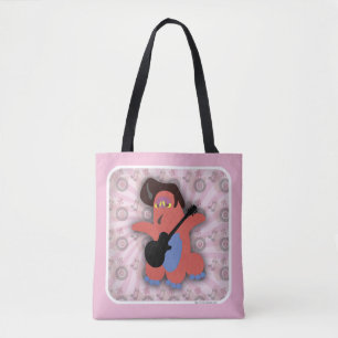 Tote Bag Rock Roll Monster mignon personnage de dessin