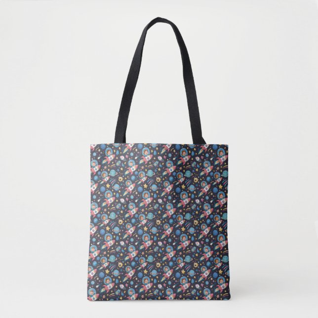 Tote Bag Rocket Pals : Un voyage cosmique (Devant)