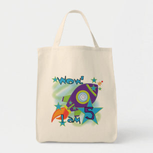 Tote Bag Rocket Ship 5e Anniversaire T-shirts et cadeaux