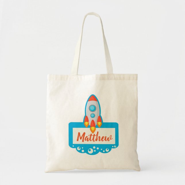 Tote Bag Rocket Space (Devant)