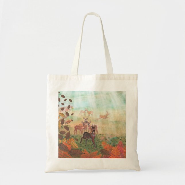 Tote Bag Roe Deer Capreolus capreolus dans la lumière du so (Devant)