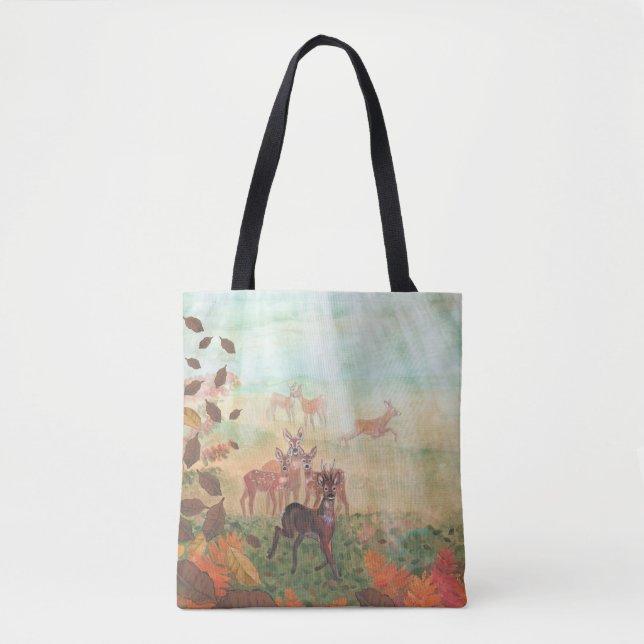 Tote Bag Roe Deer Capreolus capreolus dans la lumière du so (Devant)