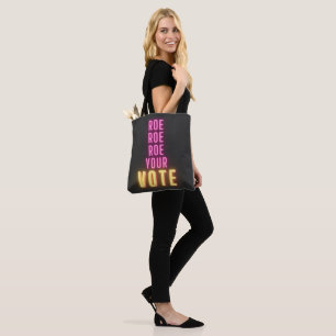 Tote Bag Roe Ton Vote Pink Neon