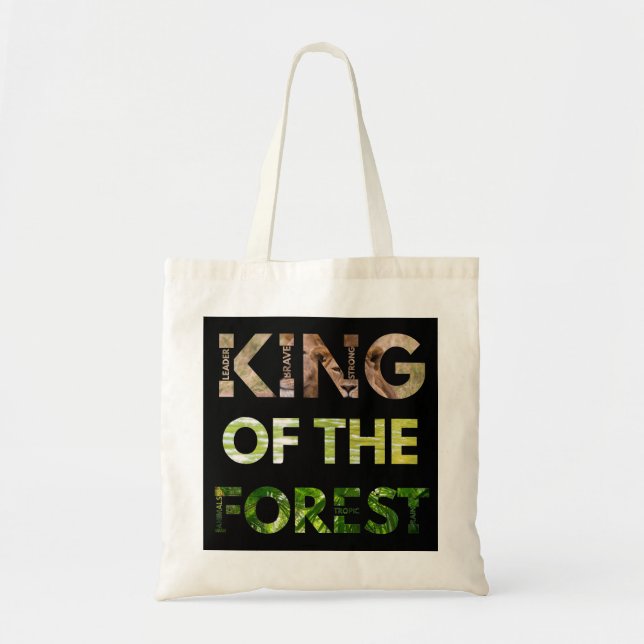 Tote Bag Roi de la Forêt (Devant)