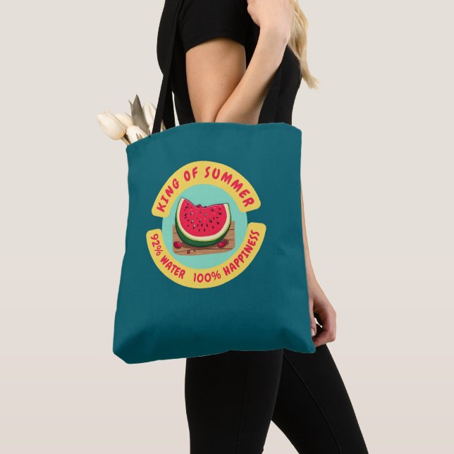 Tote Bag Roi De L'été Pastèque Juteuse  (De près)