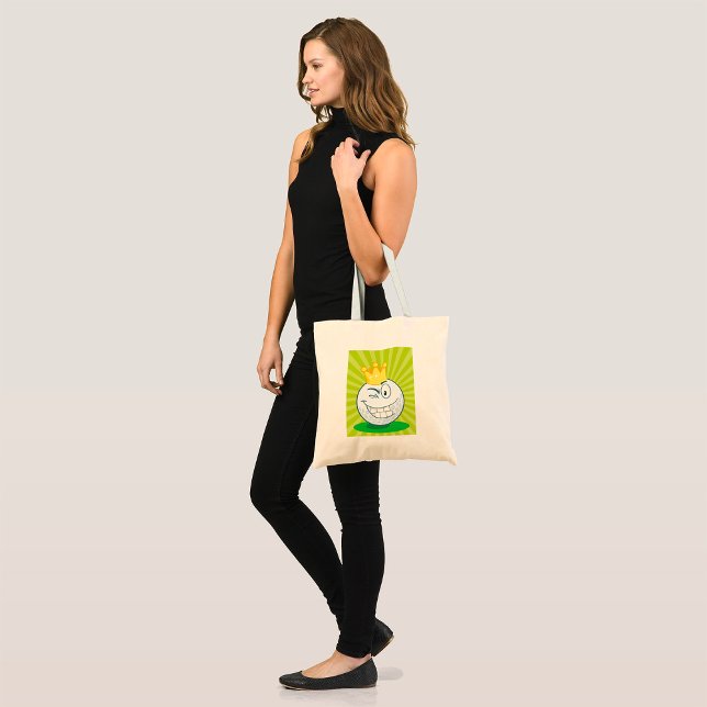 Tote Bag Roi Drôle de Balle de Golf Roi du Golf (Créateur téléchargé)
