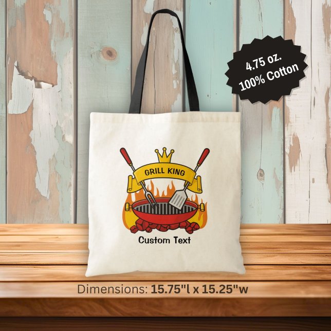 Tote Bag Roi du Grill (Créateur téléchargé)