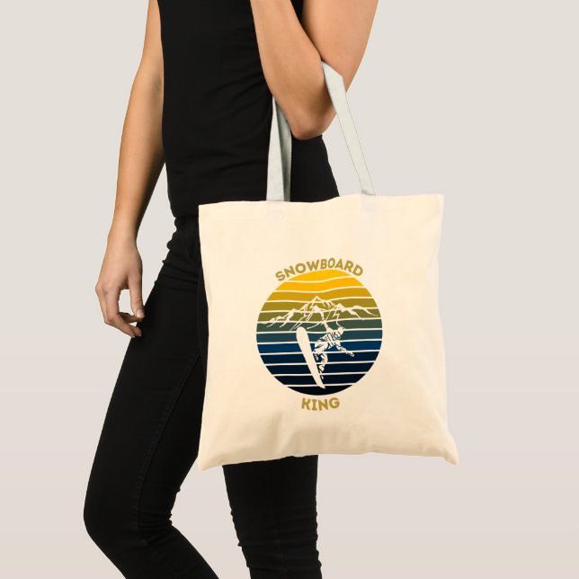 Tote Bag Roi snowboard (Devant (produit))