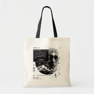Tote Bag Romains 12:2 Renouveler Votre Système de Message M