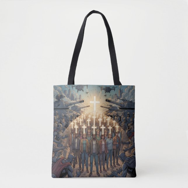 Tote Bag Romains 8:31 (Devant)