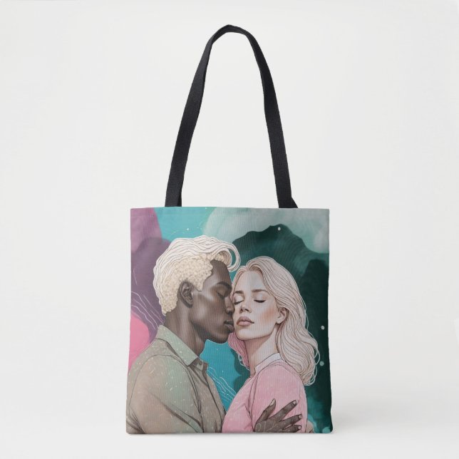 Tote Bag Romance cosmique (Devant)
