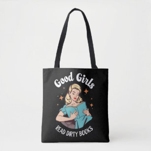 Tote Bag Romance Foncé Romantasy Bonnes Filles Lire Livres 