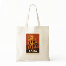 Rome Colosseum Poster Vintage Travel Italy 