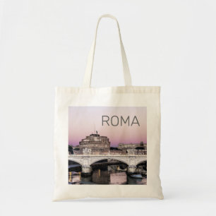 Tote Bag Rome Italie Castel Sant'Angelo Pont Sunset
