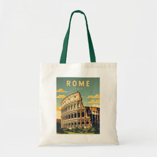 Tote Bag Rome Italie Colisée Voyage Art Vintage
