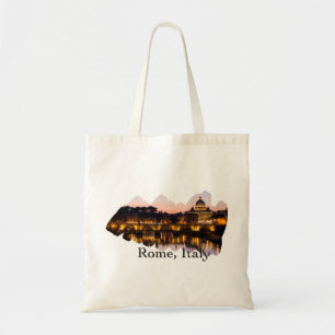 Tote Bag Rome, Italie : La ville romantique de la nuit