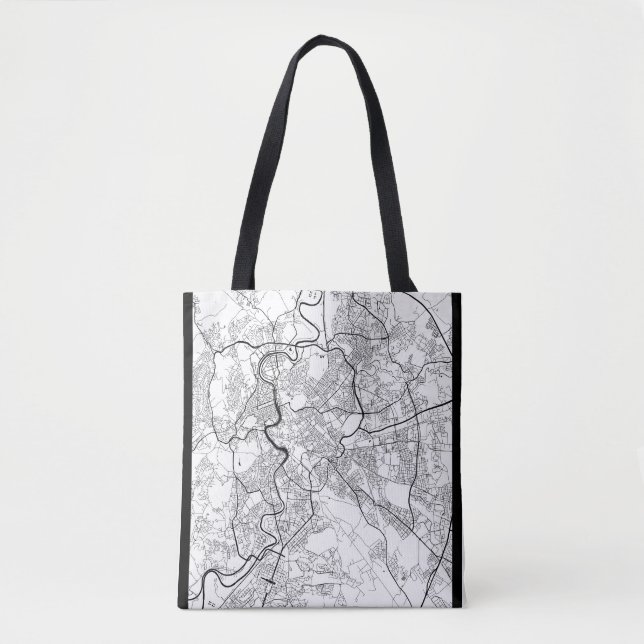Tote Bag Rome Italy Map (Devant)