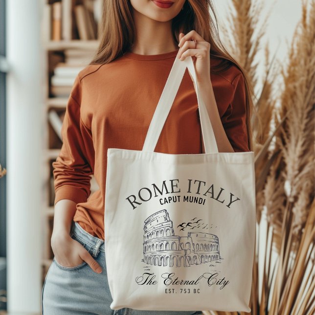 Tote Bag Rome Italy Vintage Roman Colosseum (Créateur téléchargé)