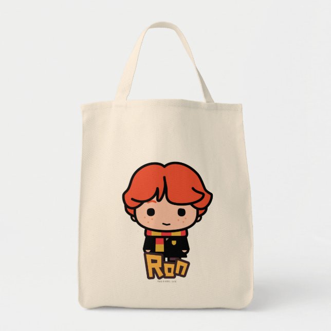 Tote Bag Ron Weasley Cartoon Character Art (Devant)