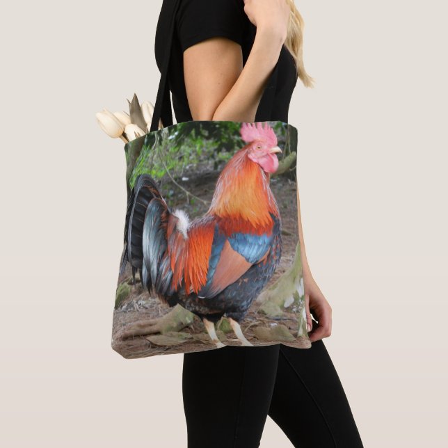 Tote Bag Rooster (De près)