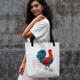 Tote Bag Rooster coloré DeColores Cursillo