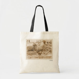 Tote Bag Rooster de style vintage