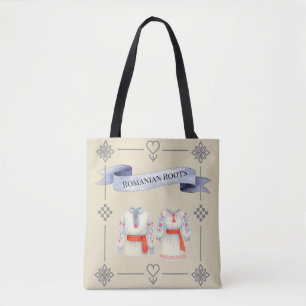 Tote Bag Roots Roumain Costume folklorique Attire tradition