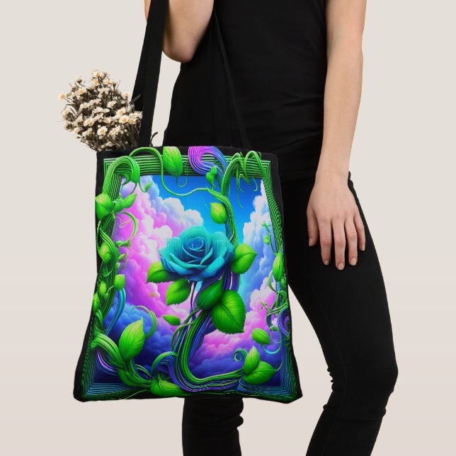Tote Bag Rose (De près)