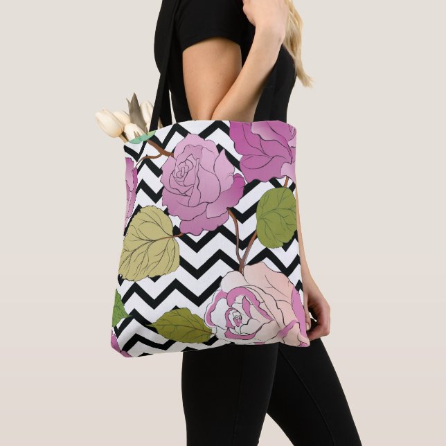 Tote Bag Rose 27 (De près)