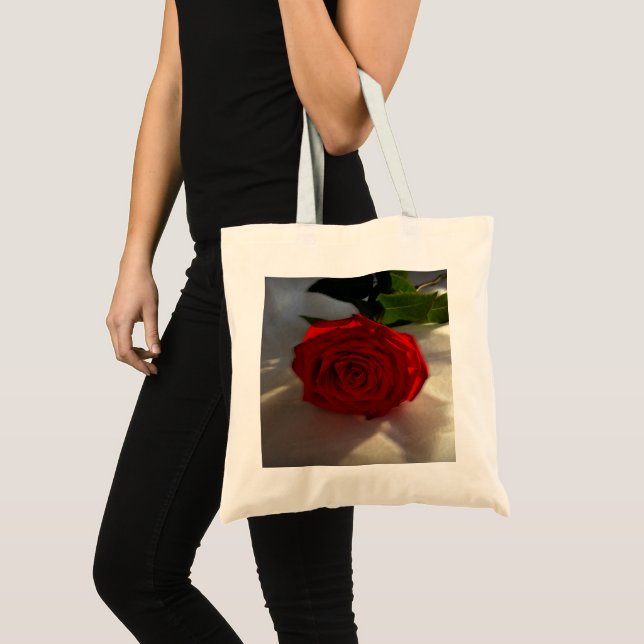 Tote Bag rose à crépuscule (Devant (produit))