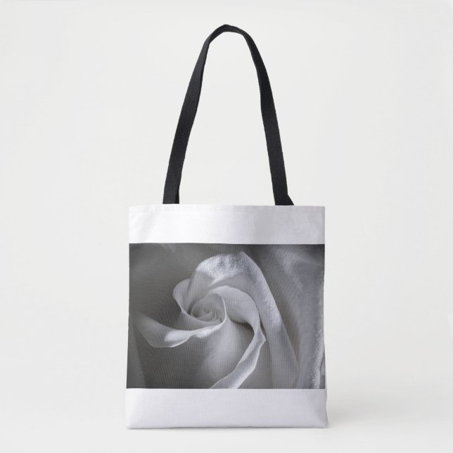 Tote Bag Rose blanche 7181-M (Devant)