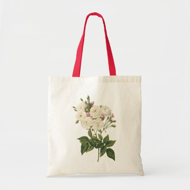 Tote Bag rose bruyant (Rosa noisettiana) par Redouté (Devant)