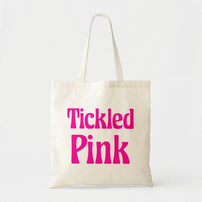 Tote Bag Rose chiche (Devant)