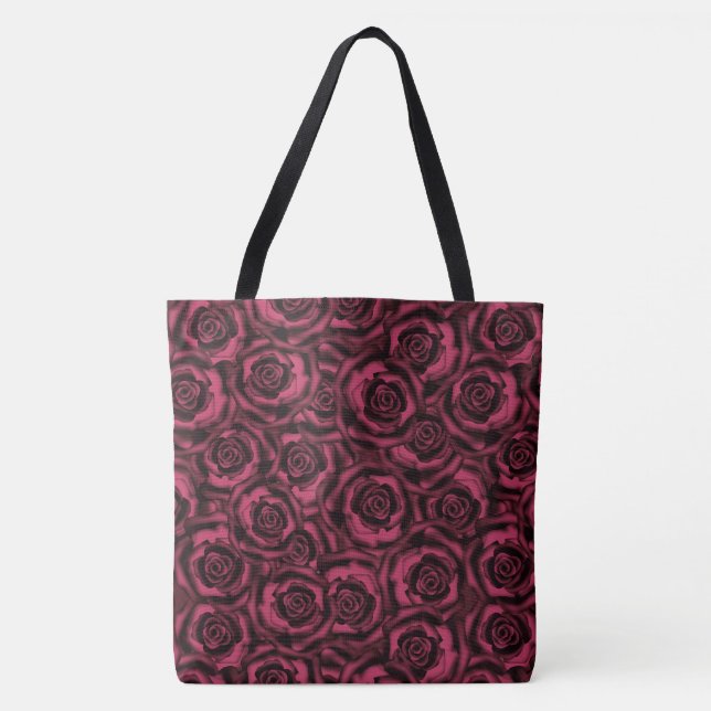 Tote Bag Rose de Bourgogne (Devant)