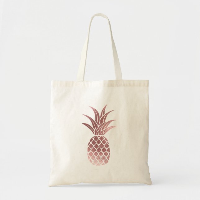Tote Bag Rose de l'ananas à huile d'olive Fourre-tout (Devant)