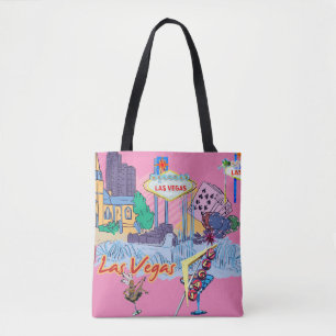 Tote Bag Rose de Las Vegas