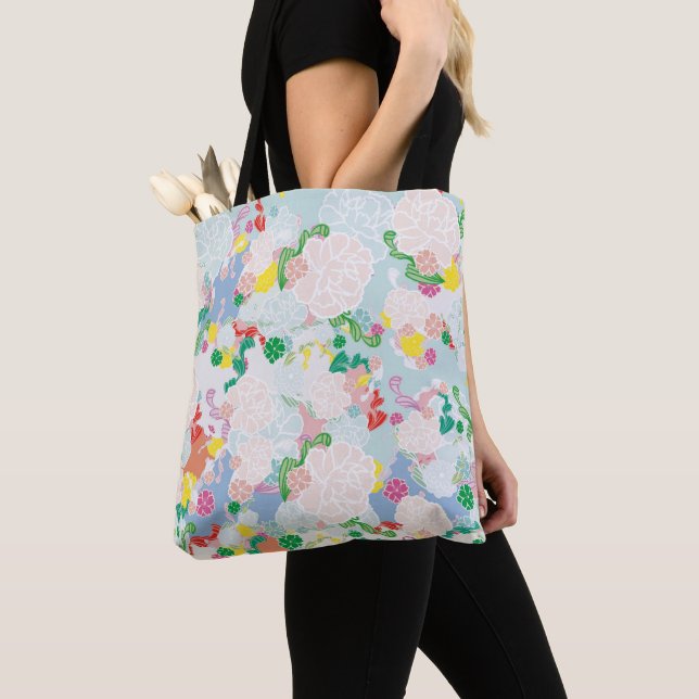 Tote Bag Rose de pivoine (De près)