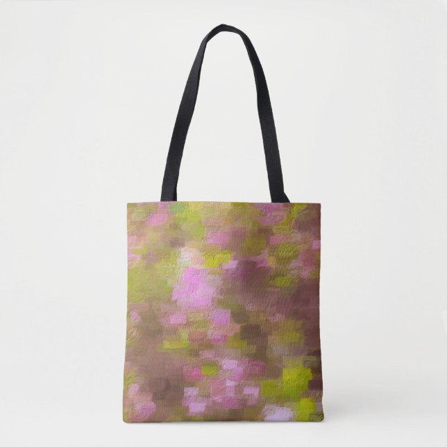 Tote Bag Rose de saison printanière Abstrait (Devant)