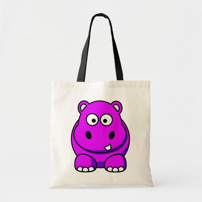 Tote Bag Rose d'hippopotame (Devant)