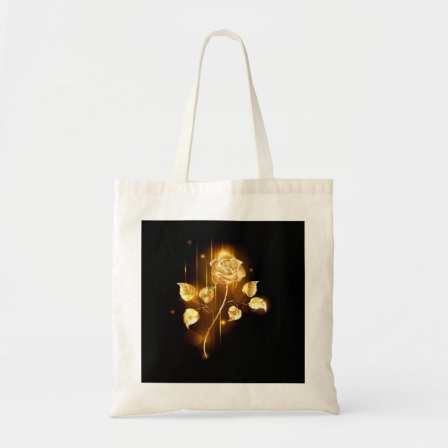 Tote Bag Rose d'or ( rose d'or ) (Devant)