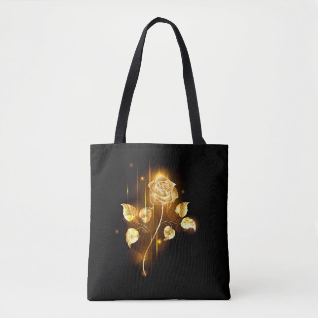 Tote Bag Rose d'or ( rose d'or ) (Devant)