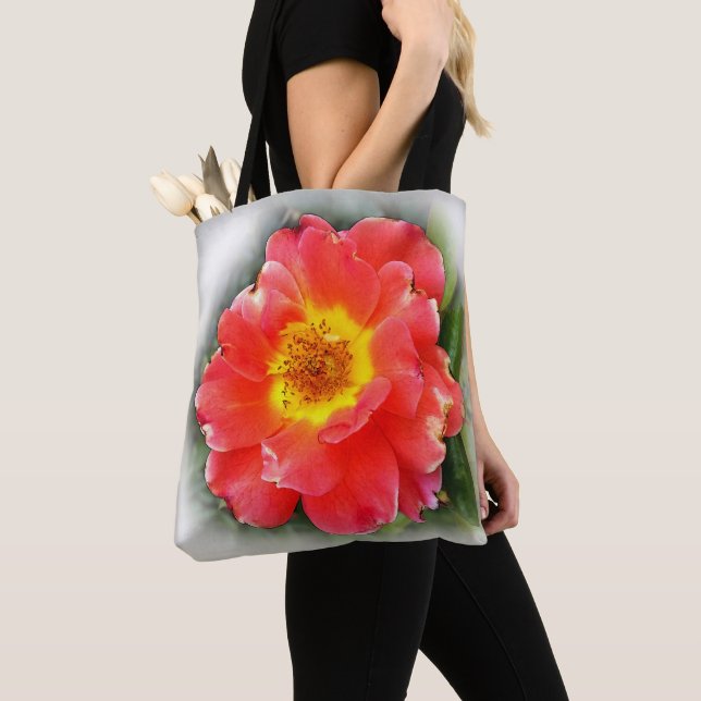 Tote Bag Rose en automne (De près)