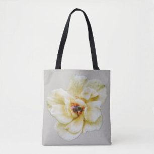 Tote Bag Rose et abeille