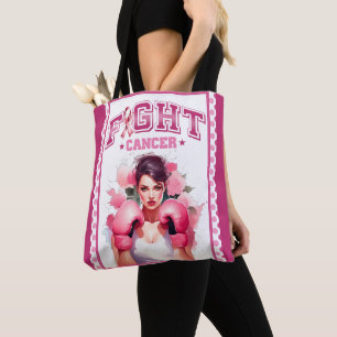 Tote Bag Rose et jolie floral cancer du sein